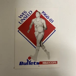 Wes Unseld                #344          -nba Hoops 1990 - carte de basket - Picture 1 of 2