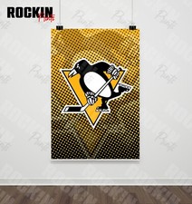 Pittsburgh Penguins NHL Ice Hockey Poster Gift Print Wall Art