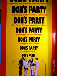 Don's Party - Filmposter gefaltet A3 29x42 - Picture 1 of 1