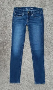 Pantalones de mezclilla ajustados para mujer American Eagle súper elásticos - talla 2 largos - 27 x 32 - Imagen 1 de 6