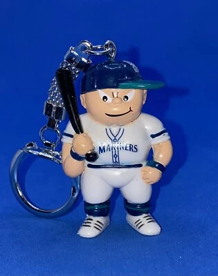 Vintage MLB Seattle Mariners Sports Brat Keychain 1986 J.F.S. - Image 1 of 2