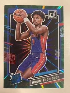 2023-24 Panini Donruss Ausar Thompson Rated Rookie Holo Green Laser #228 - Picture 1 of 3
