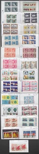 WORLD BLOCKS OF 4, NH AUSTRIA, JAMAICA, LIECHTENSTEIN, UAE, URUGUAY, RUSSIA,ETC. - Picture 1 of 1