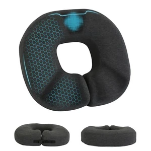 Donut Pillow Seat Cushion Coccyx Memory Foam Pillow Hemorrhoid Tailbone Cushion - Picture 1 of 26