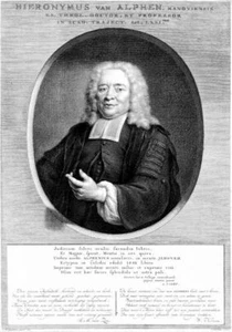 Ritratto di Hieronymus van Alphen, Hanoviensis.acquaforte 1735 - Foto 1 di 8