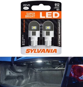 Sylvania ZEVO LED Light 912 White 6000K Two Bulbs Interior Cargo Trunk Lamp Fit - Picture 1 of 12