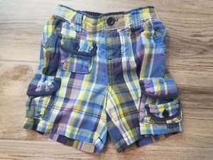 BABY GAP Boys Plaid Pull On Shorts Size 12-18 Months - EUC - Picture 1 of 5
