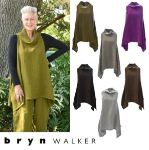 CHALECO DORIANO BRYN WALKER Lino Pesado Acampanado Corbata Capas S M L XL COLORES - Imagen 1 de 22