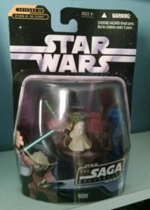 Star Wars The Saga Collection Yoda #19 Hasbro 3" Action Figure New in Sealed PKG - Bild 1 von 2