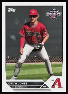 Debut Topps Pro 2023 Druw Jones #pd-25 béisbol Diamondbacks - Imagen 1 de 2