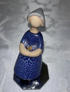 Jie Gantofta Schweden Keramik Knospe Mädchen Elsi Bourelius - 4" 1960er einzelne Blumenvase - Bild 1 von 8