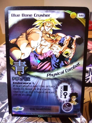 DBZ CCG DRAGON BALL Z GT BLUE BONE CRUSHER M8 PROMO BROLY 2ND COMING NEAR MINT - Image 1 of 2