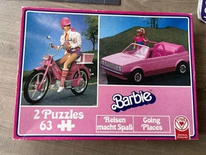 2 x 80er Jahre Vintage Barbie Puzzle Mattel - "Going Places" - Bild 1 von 2