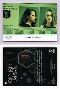 Sarah Manning #53 Orphan Black Season 1 Cryptozoic 2016 Card - Picture 1 of 1