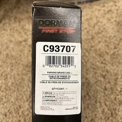 Cable de freno de estacionamiento Dorman C93707 para Mercedes-Benz 123-420-0585 Foto 1 de 4