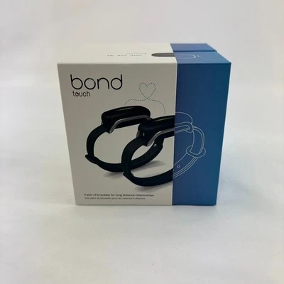 Bond Touch Long Distance Haptic Bracelet for Couples (Set of 2) Open Box - Image 1 of 4