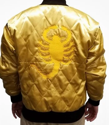 Scorpion Jacket Movie Driver Ryan Gosling Adult Satin Coat Cosplay Costume - Image 1 of 3