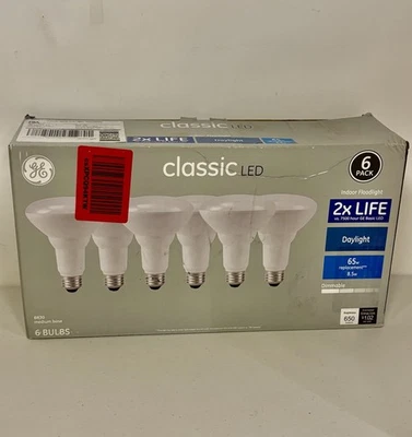 GE Classic 65-Watt EQ LED BR30 Soft White Floodlight  3 Bulbs 650 Lumens Soft Wt - Image 1 of 4