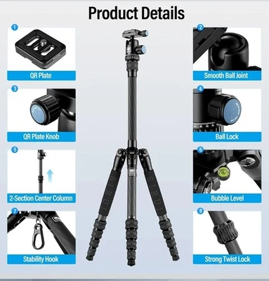 SIRUI TRAVELER 5A TRIPOD - Image 1 of 4
