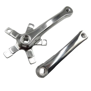 Crank Arms Aluminum 165mm 5 Blot 110mm BCD Silver - Picture 1 of 2
