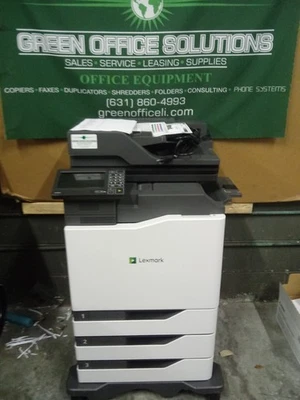Lexmark XC6152 MFP HIGH SPEED FULL COLOR Printer Copier Fax Scanner Low Meter - Image 1 of 4