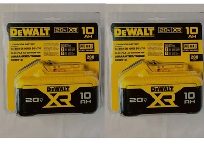 Batería 2PCS DCB210 20V MAX XR 10Ah DEW Foto 1 de 3