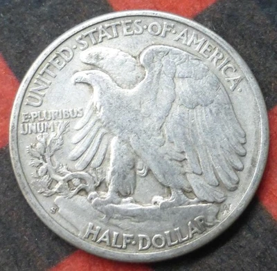USA 1943 S Liberty Walking Silver Half Dollar, United States of America 50-Cent - Image 1 of 4
