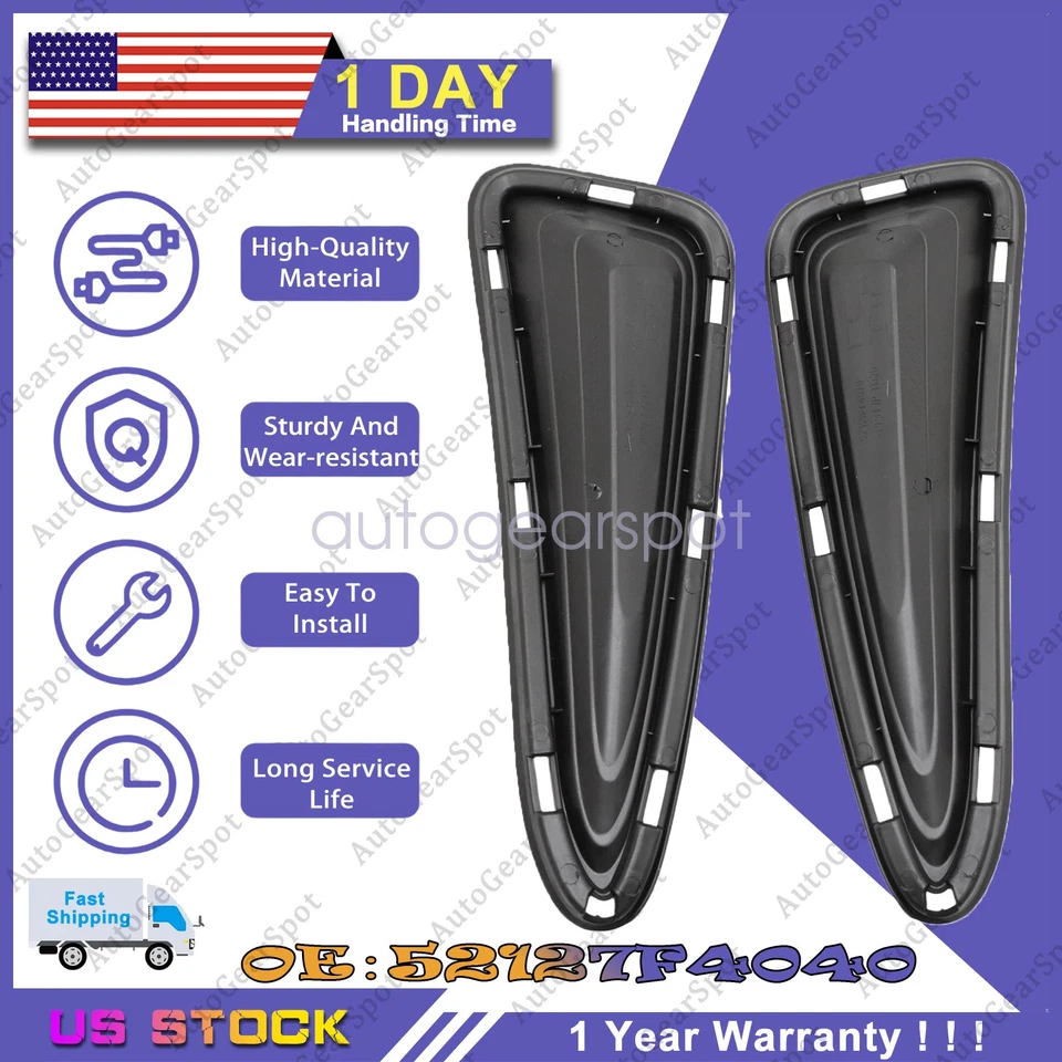 Juego de 2 rellenos de parachoques delanteros izquierdo y derecho Toyota C-HR 2018-2019 52127F4040 Foto 1 de 4