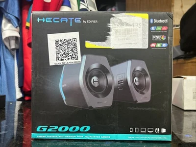 Edifier Hecate G2000 Black 32W Peak Bluetooth PC Gaming Speakers RGB Lights - Image 1 of 3