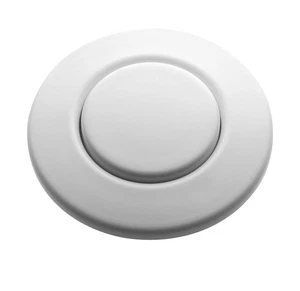 InSinkErator Interruttore Aria Bianco Pulsante di Ricambio per Interruttore Piano Lavello Cucina - Foto 1 di 3