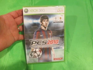 PES 2010 PRO EVOLUTION SOCCER XBOX 360 SPORTS MESSI KONAMI NEW FACTORY SEALED - Picture 1 of 4