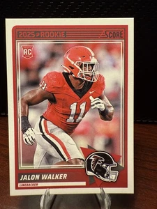 Jalon Walker Rookie Card #30-2025 Panini Score ATL Falcons Georgia Bulldogs (RC) - Bild 1 von 2