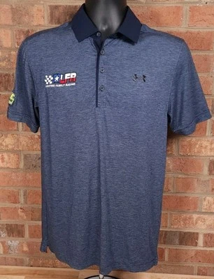 Camisa Polo Leavine Family Racing LFR NASCAR Team Issue Azul Pequeña Under Armour Foto 1 de 4