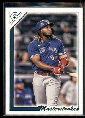 2022 Topps Gallery Vladimir Guerrero Jr. Masterstrokes Green /250 Blue Jays - Image 1 of 2