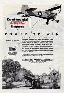 1945 Aeronca L-3 Grasshopper Aircraft Ad 9/11/2025k - Picture 1 of 1