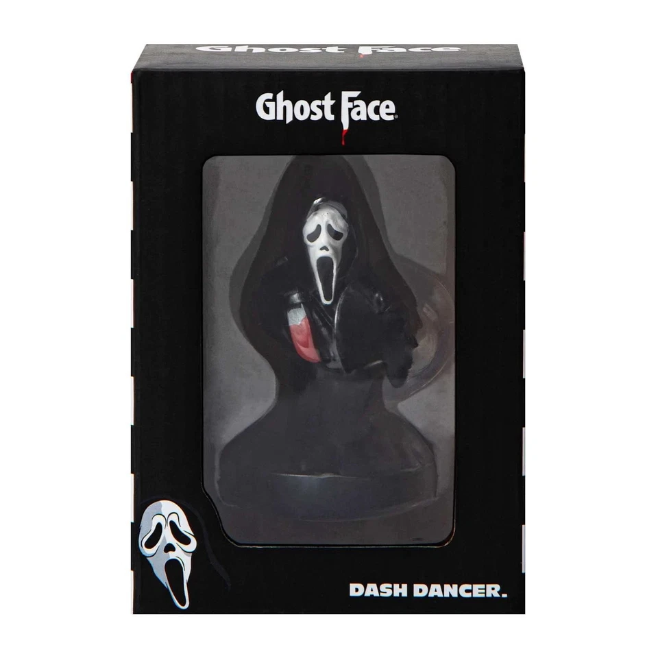 SURREAL ENTERTAINMENT *FREE SHIP* 3" GHOST FACE SCREAM Dash Dancer Figure Bobblehead Horror Icon