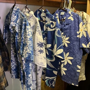 4 VINTAGE JADE FASHIONS Print Aloha Hawaiian XL. Shirt - Picture 1 of 5