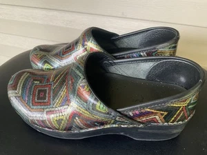 Dansko Professional Clogs Lackleder 37 / 6,5 Mehrfarbig Metallic Arbeit - Bild 1 von 6