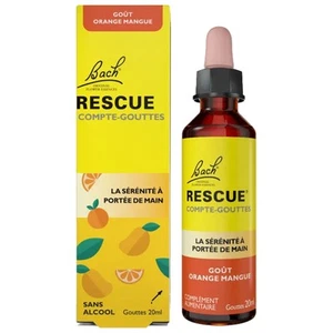 Rescue Bach Tropfenzähler Geschmack Orange Mango 20 ml ist ein Nahrungsergänzung - Bild 1 von 1