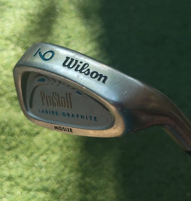 WILSON PROSTAFF MIDSIZE # 9 IRON RH 36" LADIES GRAPHITE SHAFT - GOOD CONDITION - Image 1 of 4
