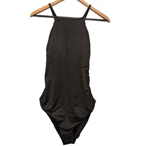 Andie Swim The Asbury One Piece Swimsuit Bathing Suit Black Large - Picture 1 of 9