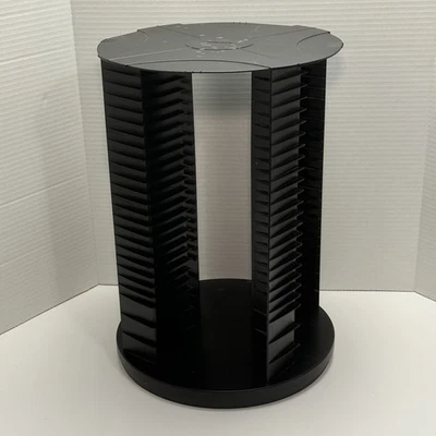 Fellowes 112 CD giratorio carrusel torre de almacenamiento estante negro, EE. UU. 10557501 Foto 1 de 4