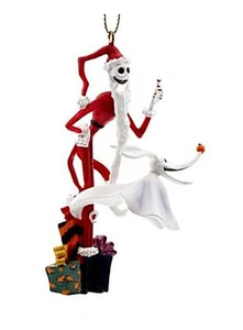 NIGHTMARE BEFORE CHRISTMAS JACK AND ZERO ORNAMENT - Picture 1 of 1