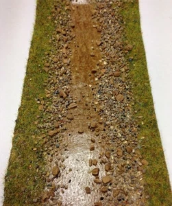 Javis JDITCH - Sandy Ditch Wargames Roadway Roll 1200mm x 75mm - 2nd Class Post - Foto 1 di 9