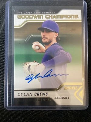2023 Upper Deck Goodwin Champions Dylan Crews Rookie RC Auto 🔥📈🔥 - Image 1 of 2