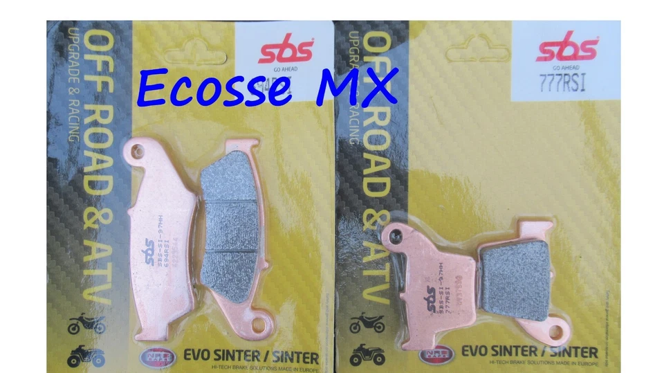 Pastillas de freno sinterizadas delanteras traseras SBS 694RSI 777RSI 777RSI Foto 1 de 1