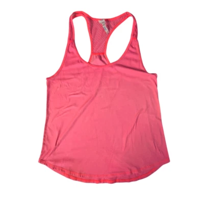 Camiseta sin mangas atlética American Eagle rosa espalda cruzada MED entrenamiento semi-ajustado Foto 1 de 4