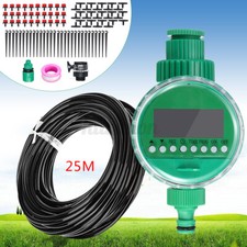 15-25M Diy Micro Drip Water Irrigation Auto Timer Self Plant Garden Hose m