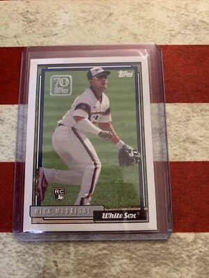 2021 Topps Series 2 70 Years Of Topps Nick Madrigal Rookie #70YT-42 White Sox RC - Image 1 of 2