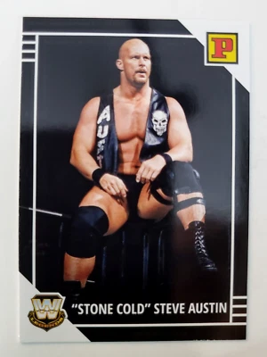 2022 Panini WWE Debut International Edition 〜 Legends #130 STEVE AUSTIN - Image 1 of 2
